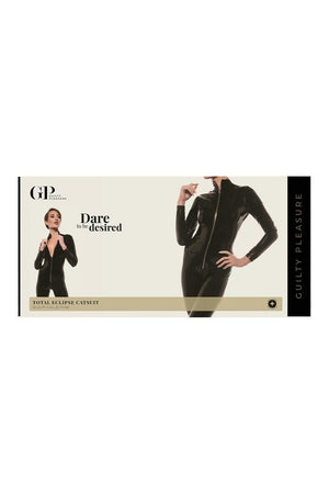 GUILTY PLEASURE TOTAL ECLIPSE CATSUIT BLACK, XXL