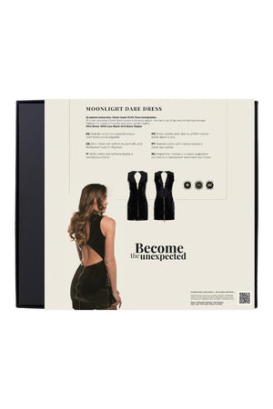 GUILTY PLEASURE MOONLIGHT DARE DRESS BLACK, M