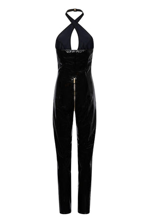 GUILTY PLEASURE SOFT BLAZE CATSUIT BLACK, XXL