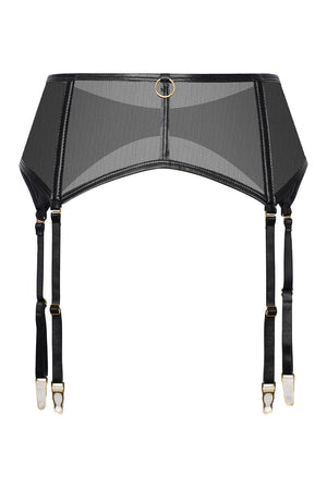 GUILTY PLEASURE SHIMMERING SUSPENDER BELT, L/XL