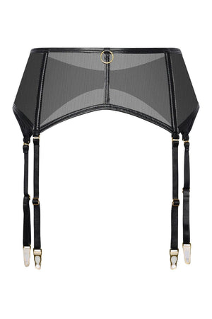 GUILTY PLEASURE SHIMMERING SUSPENDER BELT, S/M