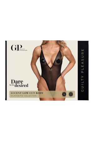 GUILTY PLEASURE LUCENT LOW  CUT BODY, S/M