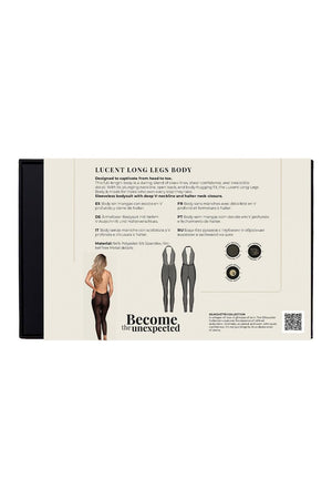 GUILTY PLEASURE LUCENT LONG LEGS BODY, S/M
