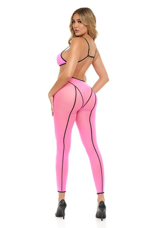 DOUBLE VISION 2 PCS BRA SET PINK, OS