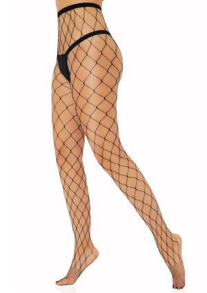 Collant filet grande maille