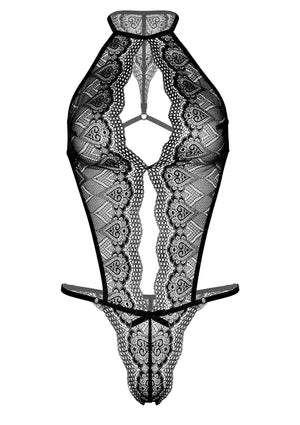 Teddy en dentelle fleurie