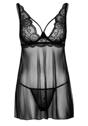 Ensemble nuisette en dentelle et string
