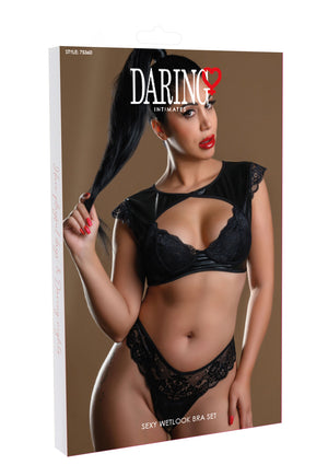 Ensemble soutien-gorge effet mouillé