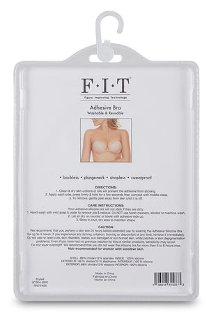 FIT CLOTH ADHESIVE SILICONE BRA CUP D