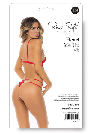 HEART ME UP TEDDY RED, M/L