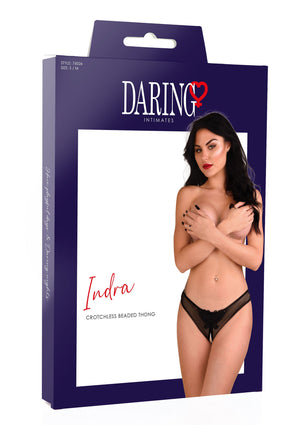 Culotte Indra string perlé ouverte