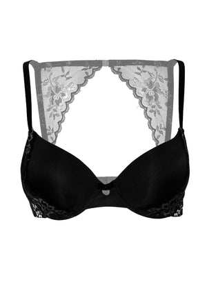 Soutien-gorge push-up dos nageur en dentelle