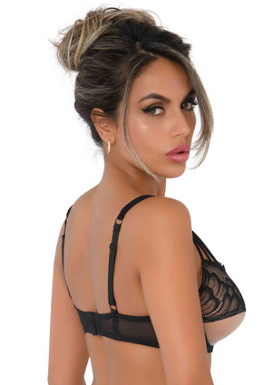 Soutien-gorge non doublé avec fausse ligne sous-poitrine
