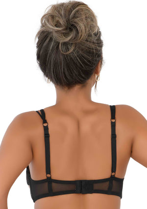 Soutien-gorge non doublé avec fausse ligne sous-poitrine