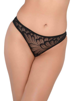 Culotte taille basse à dos froncé