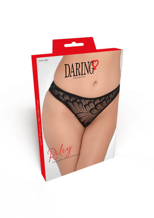 Culotte taille basse à dos froncé