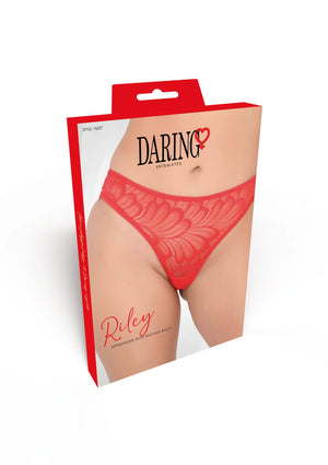 Culotte taille basse à dos froncé