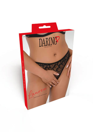 Culotte taille basse ouverte