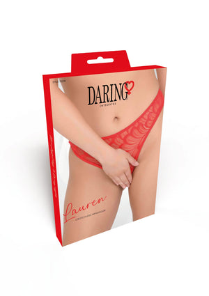 Culotte taille basse ouverte