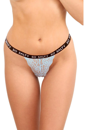 TASTY VIBES PANTY PACK 3 PAIRS OF LACE THONG PANTIES, OS