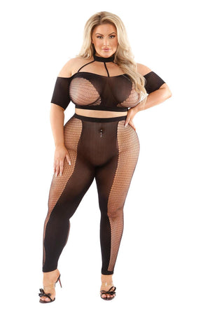 MISSING YOU 2PC TOP & LEGGINGS BLACK, QS
