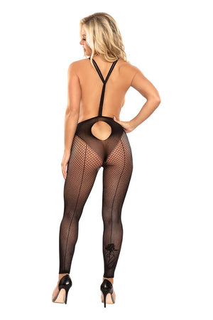 TRUTH OR DARE ROSE STOCKINGS & PASTIES BLACK, QS