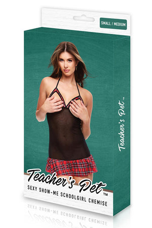SHOW ME SCHOOLGIRL CHEMISE, M/L