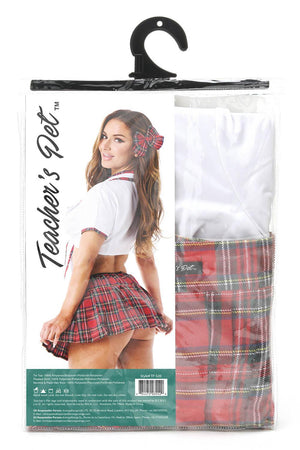 TEACHERS PET MISS HONOR STUDENT 4 PC SCHOOL GIRL COSTUME, OS