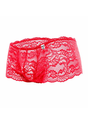 Shorty en dentelle rose