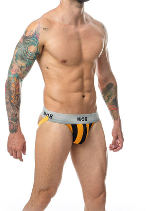Jockstrap classique rayé MOB