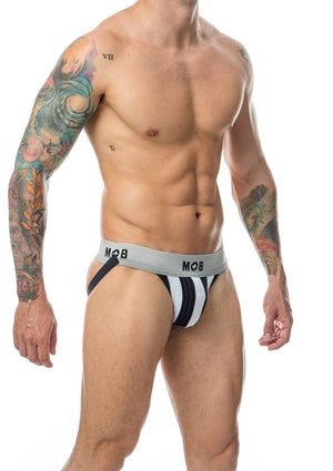 Jockstrap classique rayé MOB