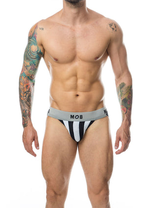 Jockstrap classique rayé MOB