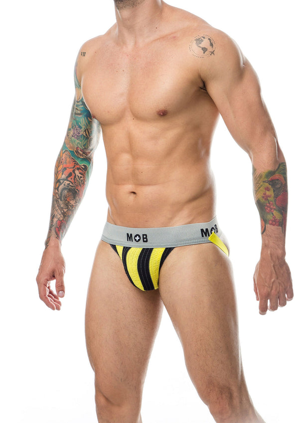 Jockstrap classique rayé MOB