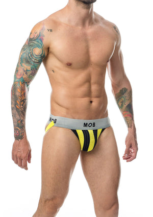 Jockstrap classique rayé MOB