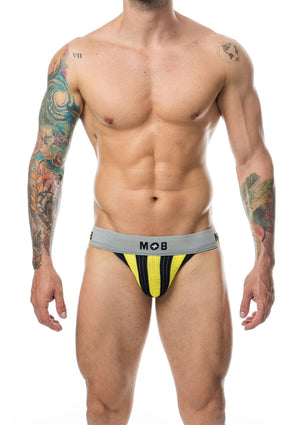 Jockstrap classique rayé MOB