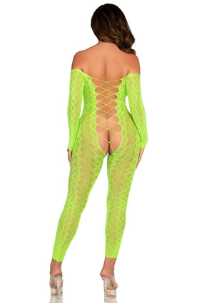 Bodystocking ouvert sans pieds
