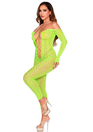 Bodystocking ouvert sans pieds
