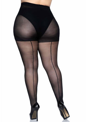 Collant couture grande taille