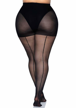 Collant couture grande taille
