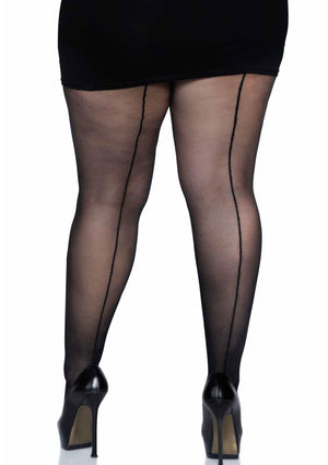 Collant couture grande taille
