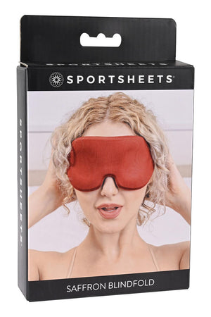 SPORTSHEETS SAFFRON BLINDFOLD RED
