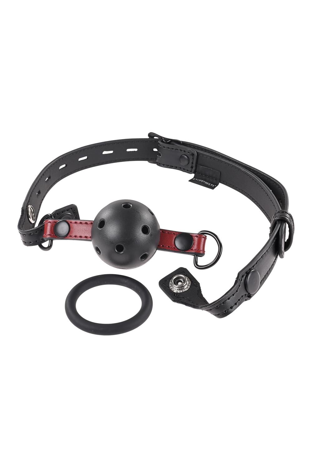 SPORTSHEETS SAFFRON INTERCHANGEABLE GAG BLACK