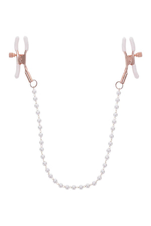 PEACHES ‘N CREAME PEARL NIPPLE CLAMPS