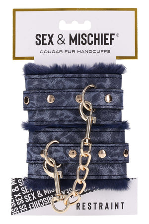 SPORTSHEETS COUGAR FUR HANDCUFFS