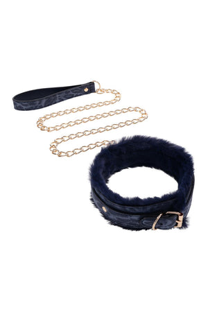 SPORTSHEETS COUGAR FUR COLLAR & LEASH