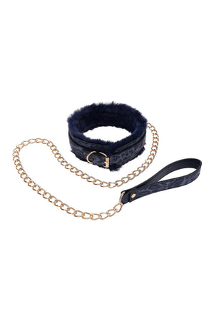SPORTSHEETS COUGAR FUR COLLAR & LEASH