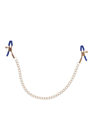 SPORTSHEETS COUGAR CHAINED NIPPLE CLAMPS