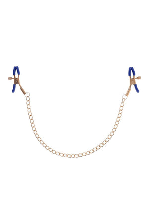 SPORTSHEETS COUGAR CHAINED NIPPLE CLAMPS