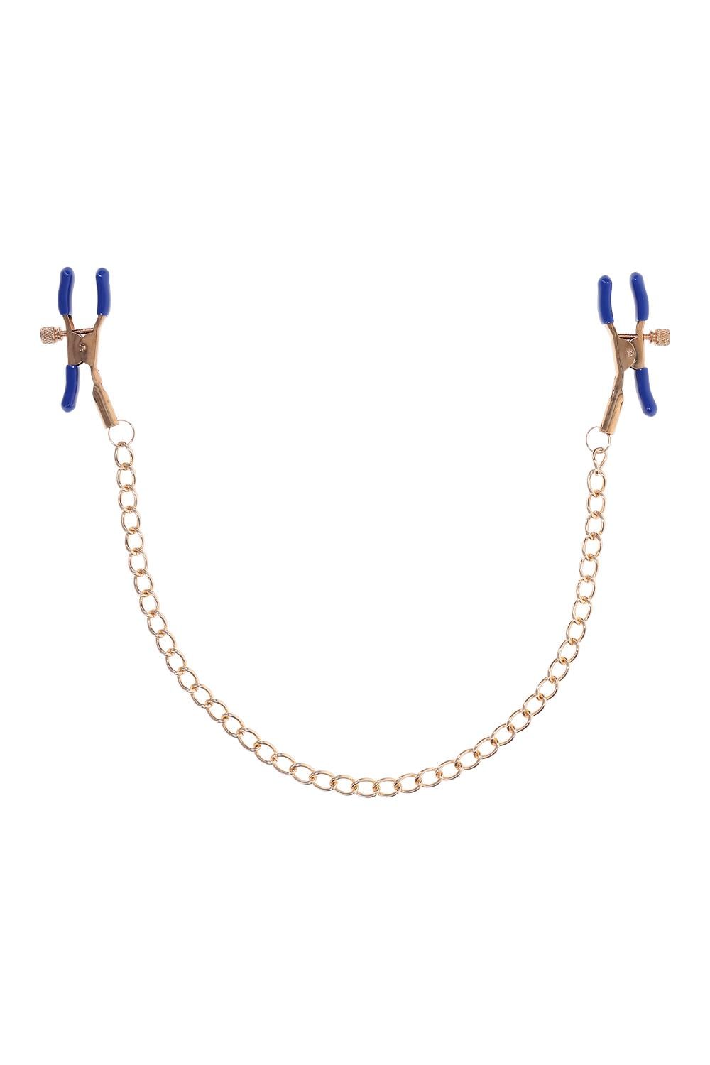SPORTSHEETS COUGAR CHAINED NIPPLE CLAMPS