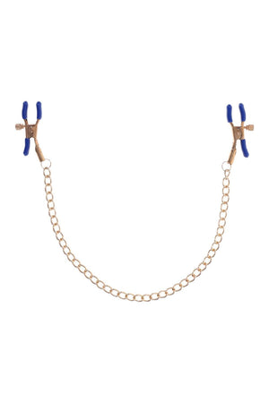 SPORTSHEETS COUGAR CHAINED NIPPLE CLAMPS